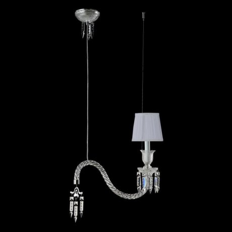 Подвесной светильник Crystal Lux с лампочкой PRINCESS SP1+Lamps E14 Свеча