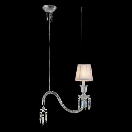 Подвесной светильник Crystal Lux с лампочкой PRINCESS SP1+Lamps E14 Свеча