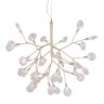 Подвесная люстра Crystal Lux с поддержкой Алиса EVITA SP36 GOLD/TRANSPARENT-А