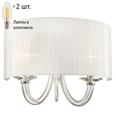 Настенный светильник с лампочками Favourite Snow 1698-2W+Lamps E14 Свеча