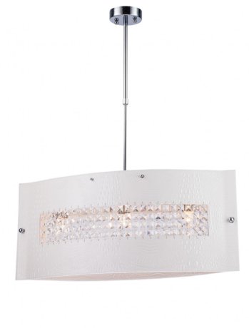 Люстра на штанге Lucia Tucci illuminazione с поддержкой Маруся Pelle Bianca 2010.3-М