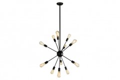 Люстра на штанге iLamp Twins Loft 209-12B