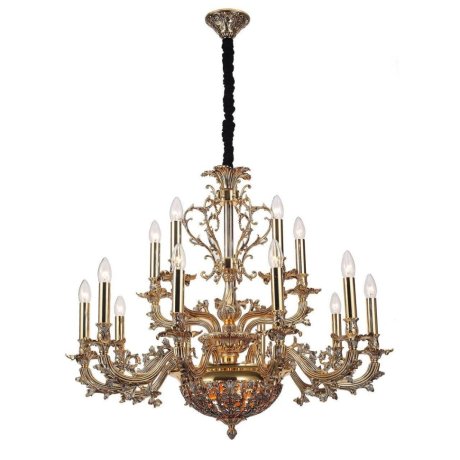 Подвесная люстра Lucia Tucci Firenze 1780.15.3 Antique Gold