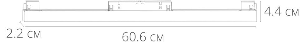 Трековый светильник 15W 4000К для магнитного шинопровода Arte Lamp Linea A4633PL-1BK