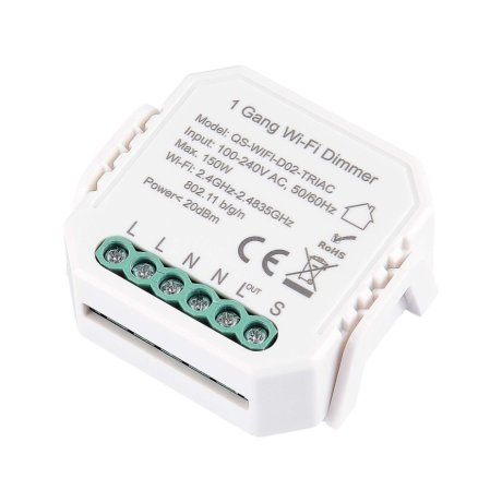 Wi-Fi Реле 1 Канал, 150W, 10A ST Luce Around ST9000.500.01C