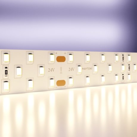 5м. Светодиодная лента теплого цвета, 3000К, 27W, 24V, 60LED, IP20  Led strip 20031