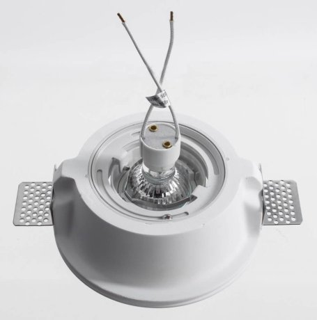 Светильник с лампочкой Arte Lamp Invisible A9215PL-1WH+Lamps Gu10