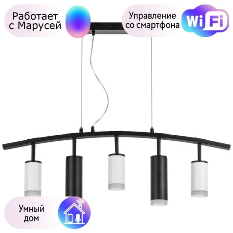 LR7353638720 Подвесной светильник Rullo Lightstar с поддержкой Маруся (комплект из 571735+214436-3+214487-2+202430-5)