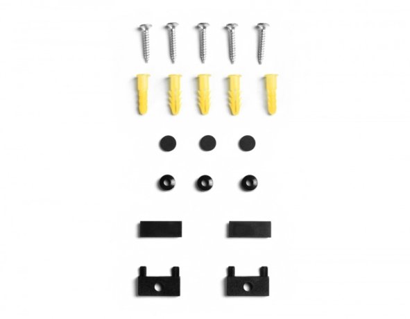 Крепеж монтажный для магнитного шинопровода Magnetic Ultra Slim 1м черный Ambrella light TRACK SYSTEM GV1032