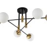 Потолочная люстра Crystal Lux FIDEL PL6 BLACK