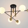 Потолочная люстра Crystal Lux FIDEL PL6 BLACK