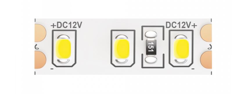 5м. Светодиодная лента теплого цвета 3000K, 9,6W, 12V, 120LED, IP65 Led strip Maytoni 10111