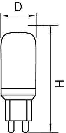 Cветодиодная лампа G9 6W 3000К (теплый) JC LED Lightstar 940452