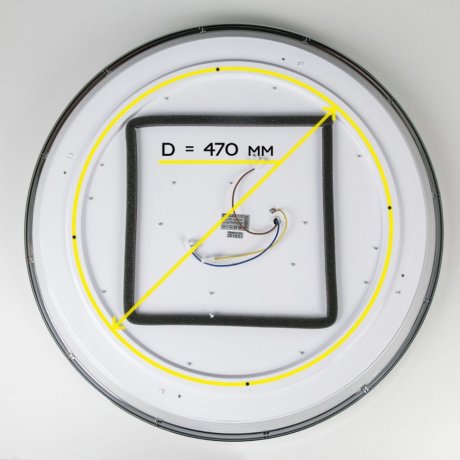 Светодиодная люстра с поддержкой ''Алиса'' и пультом ДУ Citilux Старлайт Смарт CL703A100G Хром