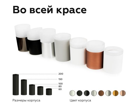 Насадка передняя для корпуса светильника с диаметром отверстия D60mm Ambrella light Diy Spot N6245