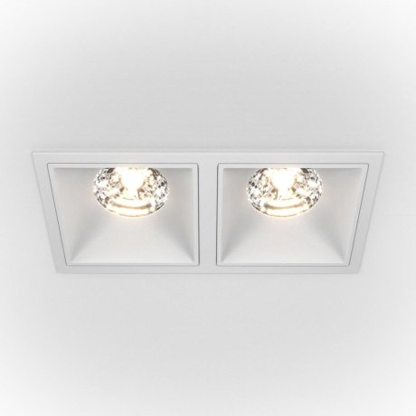 Встраиваемый светильник Maytoni Alfa LED DL043-02-15W3K-D-SQ-W