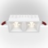Встраиваемый светильник Maytoni Alfa LED DL043-02-15W3K-D-SQ-W