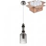 Подвесной светильник Crystal Lux с лампочкой Mateo SP1+Lamps E27 P45