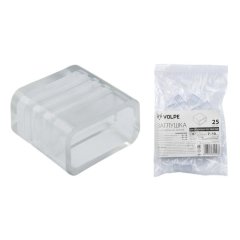 Заглушка для светодиодной ленты 3528-2835 (10973) Volpe UCW-Q220 K10 Clear 025 Polybag (UCW-Q220 K10 CLEAR 025 POLYBAG)