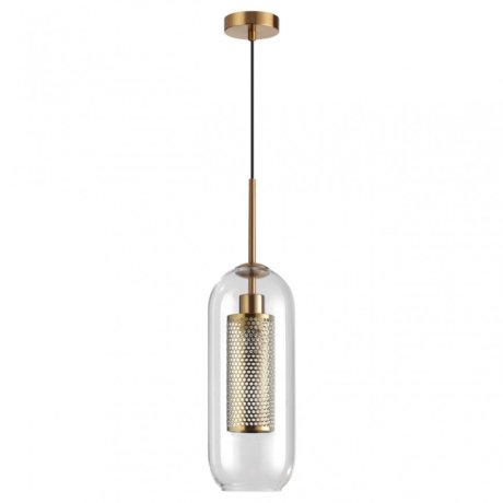 Подвесной светильник с лампочкой Odeon Light Clocky 4940/1+Lamps Е27 Свеча