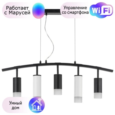 LR7353738621 Подвесной светильник Rullo Lightstar с поддержкой Маруся (комплект из 571735+214437-3+214486-2+202431-5)