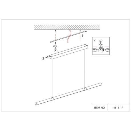 Подвесной светильник Favourite Cuero 4111-1P
