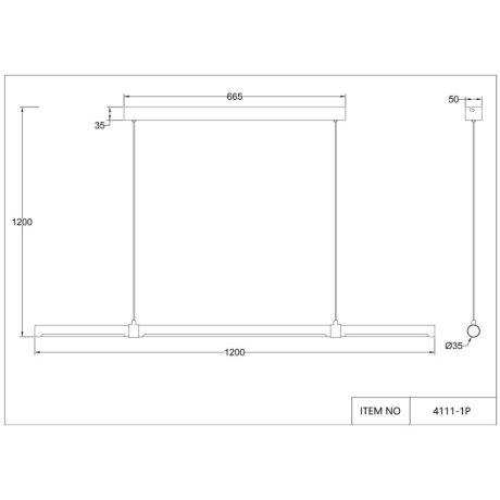 Подвесной светильник Favourite Cuero 4111-1P