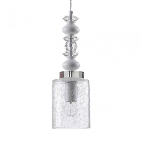 Подвесной светильник Crystal Lux с лампочкой Mateo SP1 White+Lamps E27 P45
