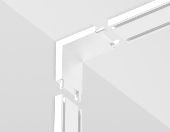 Коннектор угловой внутренний для накладного шинопровода Magnetic Ultra Slim Ambrella light TRACK SYSTEM GV1103