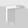Коннектор угловой внутренний для накладного шинопровода Magnetic Ultra Slim Ambrella light TRACK SYSTEM GV1103