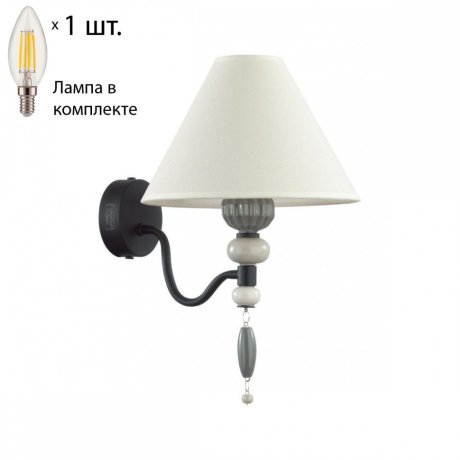 Бра Odeon Sochi с лампочкой 4896/1W+Lamps E14 Свеча