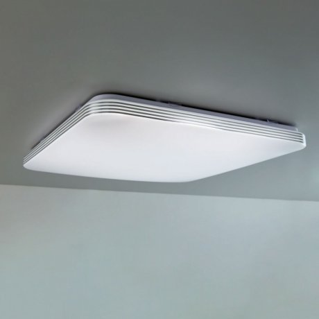 Потолочный светодиодный светильник с пультом ДУ (инфракрасный) и RGB подсветкой Citilux Симпла CL714K900G