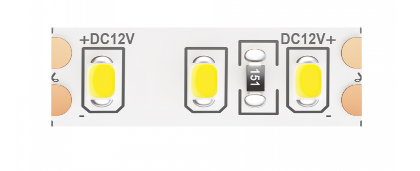 5м. Светодиодная лента теплого цвета 3000K, 14,4W, 12V, 120LED, IP20 Led strip Maytoni 10114