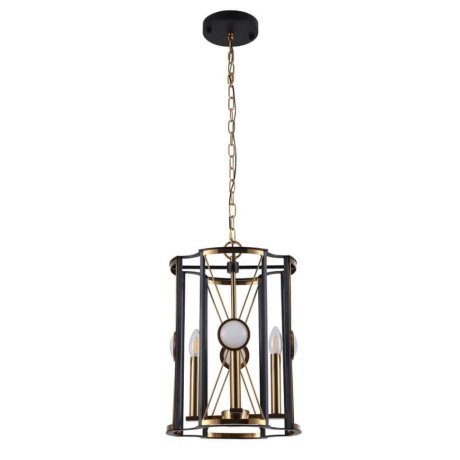 Подвесная люстра Crystal Lux с поддержкой Маруся Tandem SP4 D410 GOLD-М