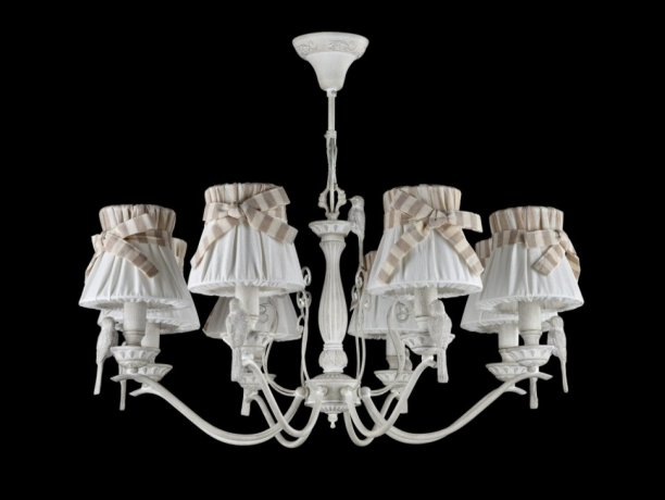 Подвесная люстра Maytoni Bird ARM013-08-W