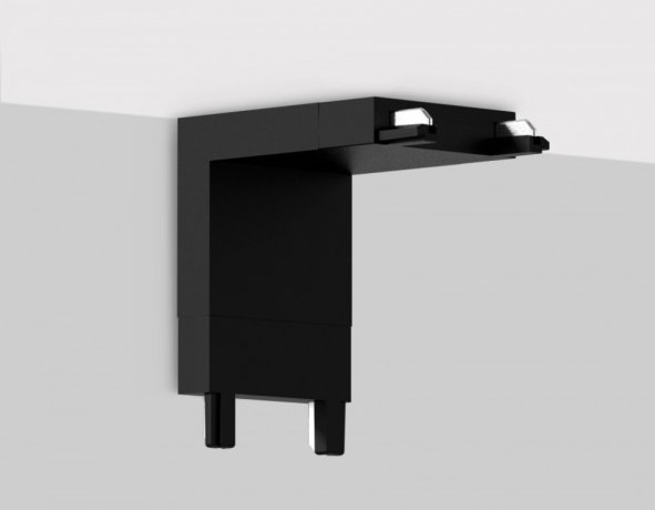 Коннектор угловой внутренний для накладного шинопровода Ambrella light TRACK SYSTEM GV1104