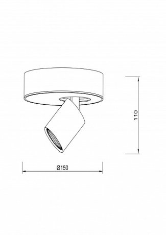 Светодиодный спот Lucia Tucci Tube 150.1-7W-WT