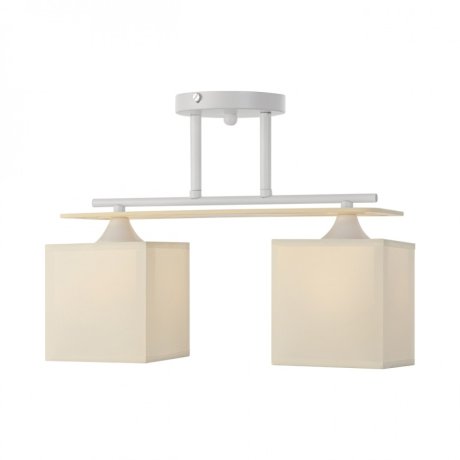 Потолочный светильник Escada 1117/2PL E27*60W Chrome/White ARES