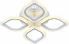 Потолочная диммируемая люстра с пультом ДУ Escada Ella 10216/4LED White