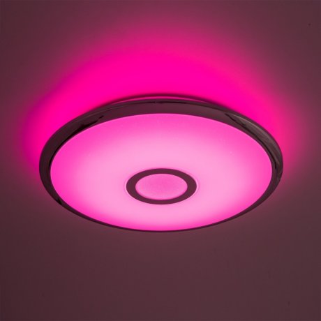 Светодиодный светильник с поддержкой ''Алиса'' и пультом ДУ Citilux Старлайт Смарт CL703A30G Хром