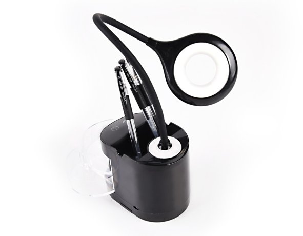 Настольная светодиодная лампа со встроенной аккумулятороной батареей и USB портом Ambrella light Desk DE562