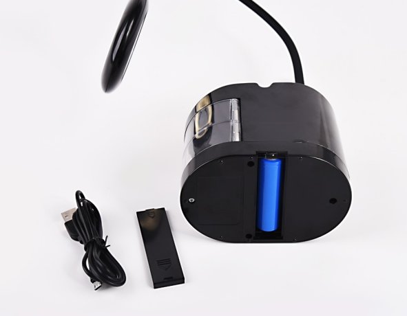 Настольная светодиодная лампа со встроенной аккумулятороной батареей и USB портом Ambrella light Desk DE562