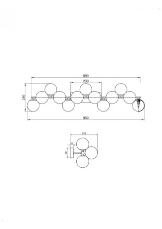 Настенный светильник Maytoni Dallas MOD545WL-13G