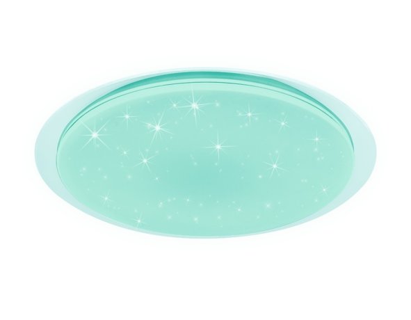 Потолочный светодиодный светильник с пультом ДУ ИК и подсветкой RGB Ambrella light Orbital FF470