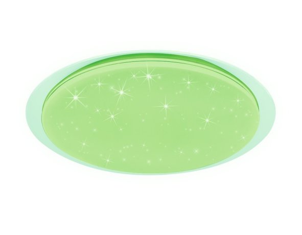 Потолочный светодиодный светильник с пультом ДУ ИК и подсветкой RGB Ambrella light Orbital FF470