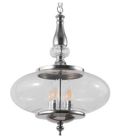 Подвесной светильник Crystal Lux Miel с поддержкой Алиса Miel SP4 Chrome-А
