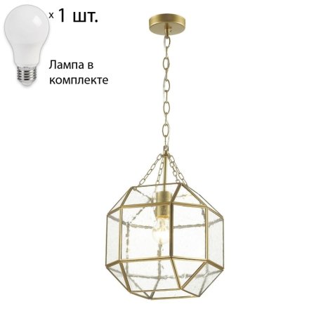 Подвесной светильник с лампочкой Favourite Quadratum 1948-1P+Lamps А60