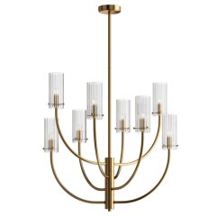 Люстра на штанге Maytoni Arco MOD223PL-08BS