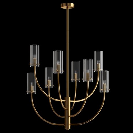 Люстра на штанге Maytoni Arco MOD223PL-08BS