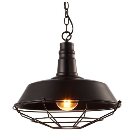 Светильник с лампочкой Arte Lamp Ferrico A9183SP-1BK+Lamps